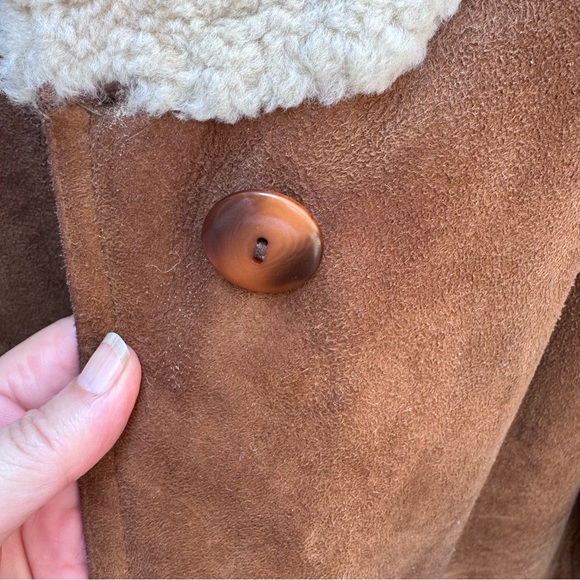 Shearling Coat and Hat - Size 12 - Picture 8 of 16